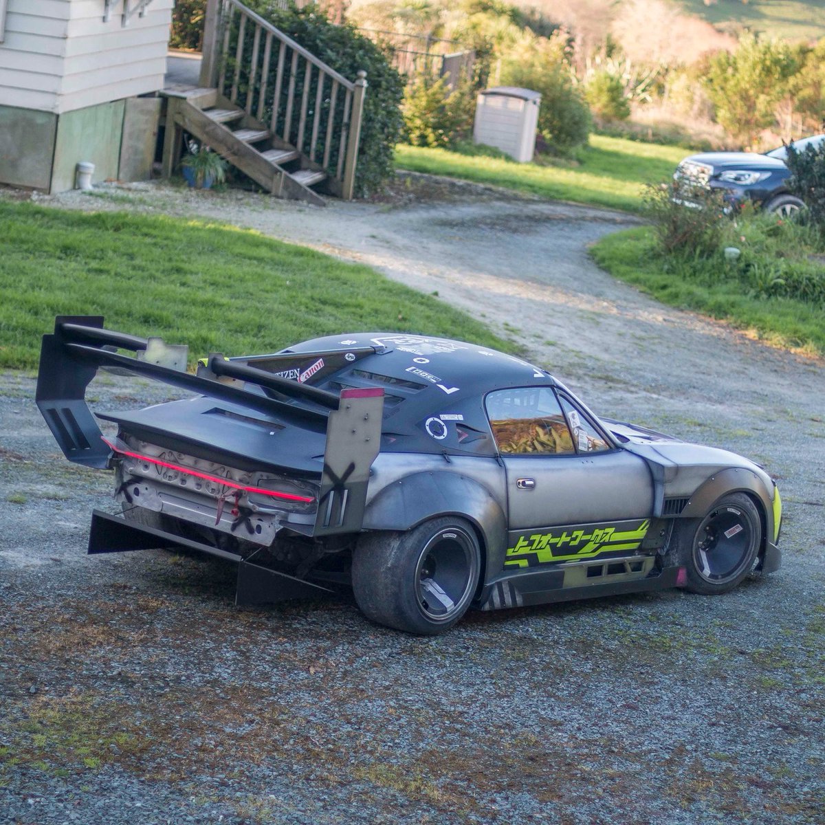 retro_shiftt's tweet photo. Mazda RX-7 Cyberpunk https://t.co/zhQriWCu3t