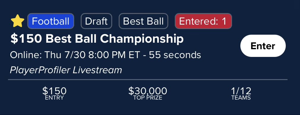 SuperrNova38's tweet photo. Come draft in @TheReal_NFC against me and  @coachretzlaff1 tomorrow at 8PM EST.

Live-streamed on @rotounderworld 👇🏻 https://t.co/rOeA1qJwMO