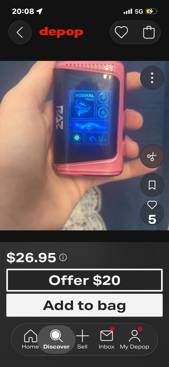 eldanngguod's tweet photo. shld i cop the depop vape https://t.co/w9Ux17Uw17