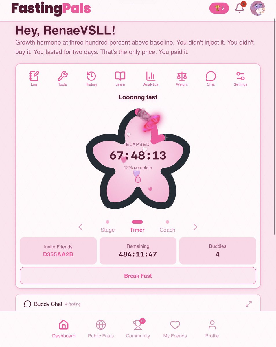 VampRenae's tweet photo. OKAY I had a guilty conscience so I hit my goal of 12k steps 🥹👌 ITS NOT 20k but maybe I can hit 30k tomorrow 👀👀 AND escape 160lbs jail 👀👀 https://t.co/YHKM9mVNxC