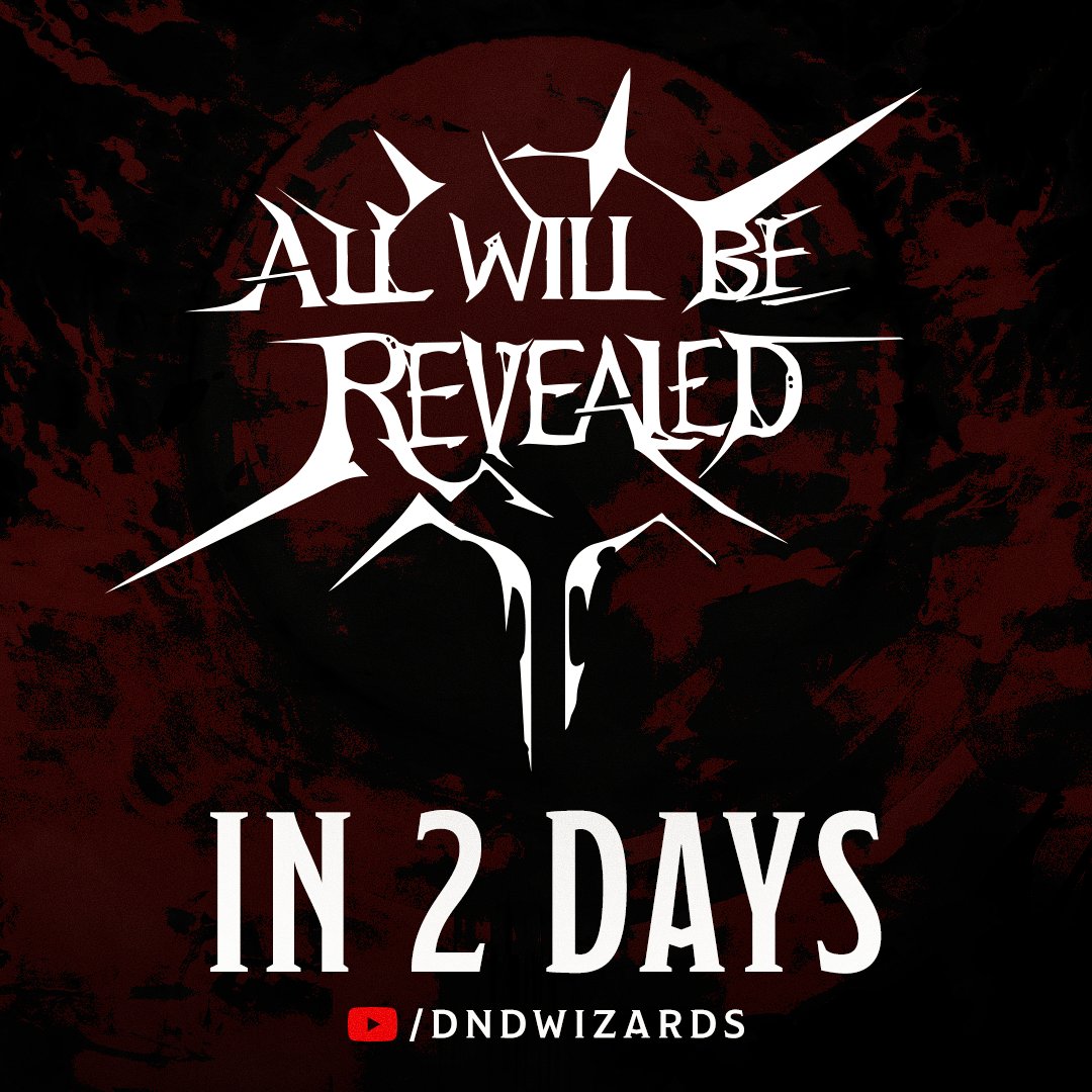 Wizards_DnD's tweet photo. Big reveals await. https://t.co/emGmo9QOq5
