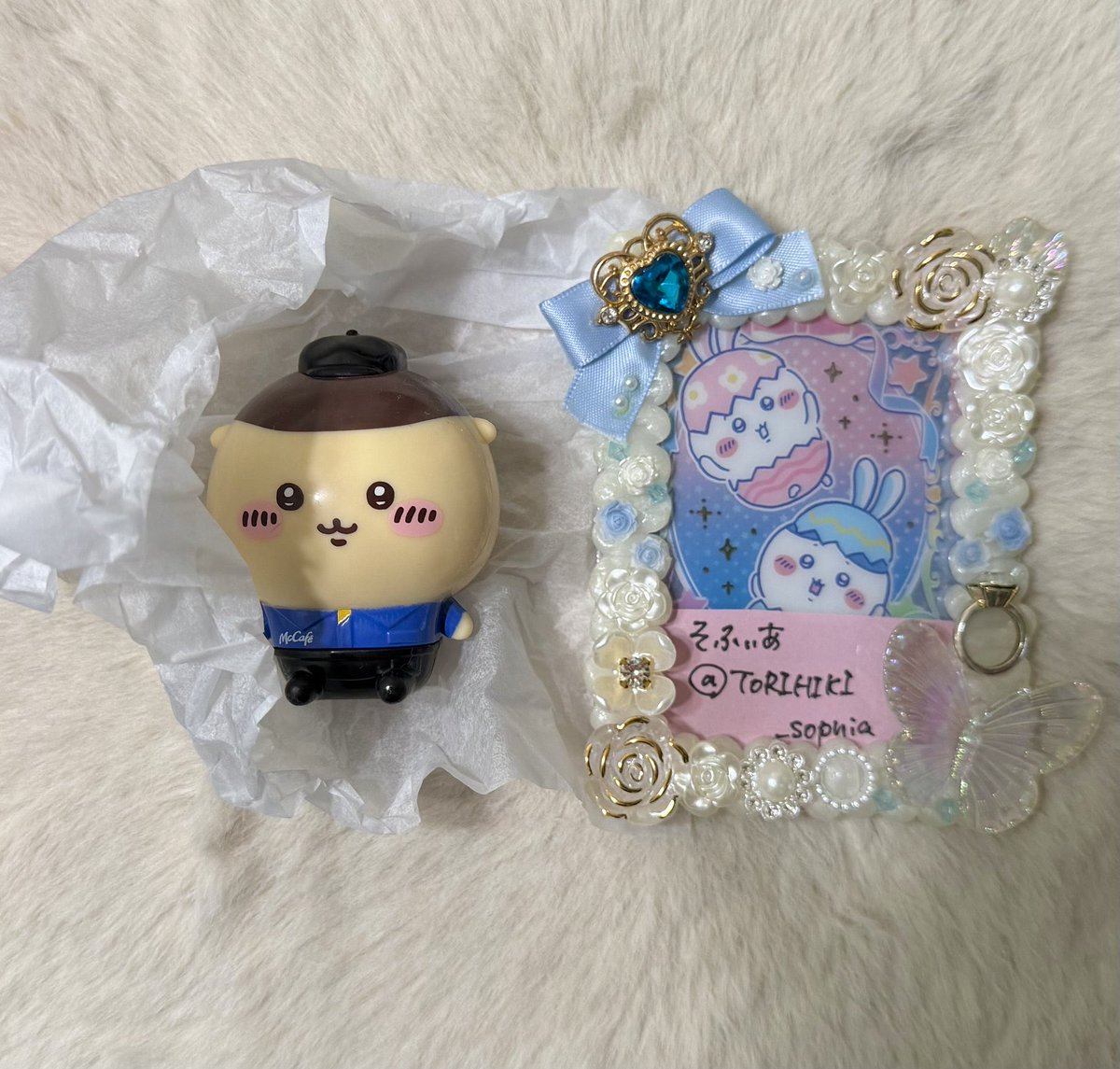 TORIHIKI_sophia's tweet photo. @1
【異種交換】ちいかわ

譲）ハッピーセット くりまんじゅう

求）異種 ちいかわ ハチワレ うさぎ

差額精算無しのもので交換していただきたいです
郵送また31日13:30〜15:00新宿手渡し
宜しくお願いします https://t.co/BIscC5Ky2i