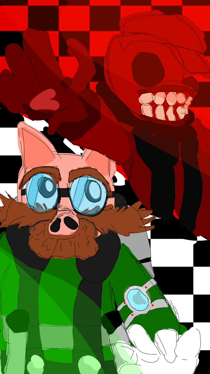 Nico_07164's tweet photo. "Cmon now, show him who really the true villain here"

A little fanart I did for piggy rush
When I saw these two skin I was like I know what I must draw and then tada here you go!

#piggyrush #fanart https://t.co/8PNyhb9cvy
