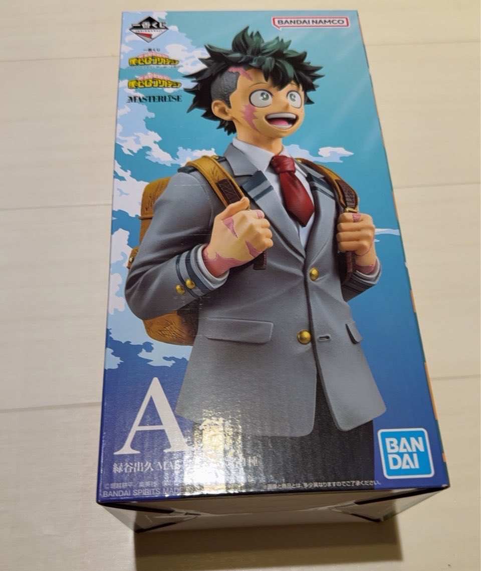 pi1O__'s tweet photo. 一番くじ　ヒロアカ　交換

譲：A賞　緑谷出久　フィギュア
求：B賞　死柄木弔　フィギュア

郵送もしくは梅田での交換希望です。
条件合う方がいらっしゃいましたらお声がけお願い致します。 https://t.co/T3Moa6han2