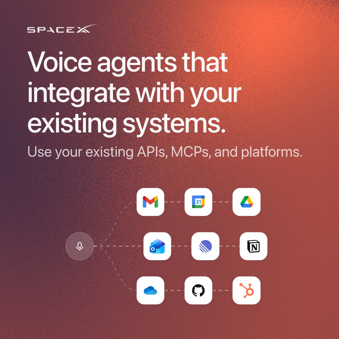 SpaceXAI's tweet photo. Build a voice agent in under 2 minutes.