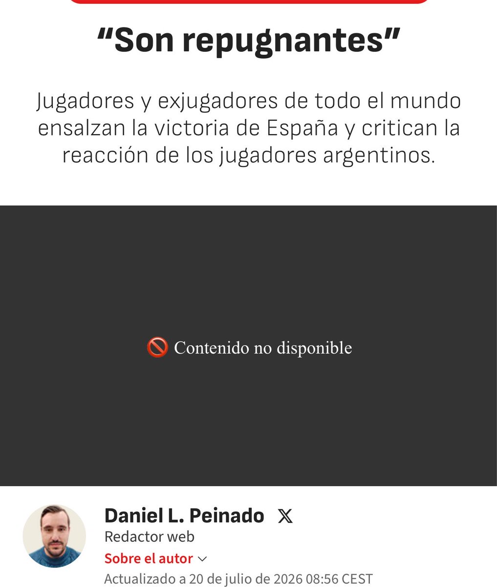 VelvetMind1031's tweet photo. @FabianGozz @ferchoquiroz89 @RelyYosimar Por eso tiene que haber algo raro, porque acá lo odiamos y estamos cansados de su favoritismo con argentina. https://t.co/aCIzngxYXW