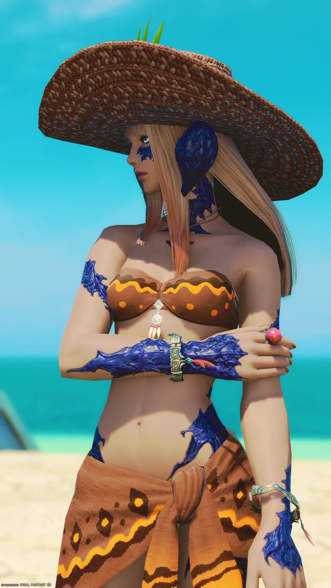 Mew_hades's tweet photo. ☀️sunlight☀️🏖

#おはウラ 
#FF14 #蟹角  🦀 https://t.co/vzR8FSNhzr