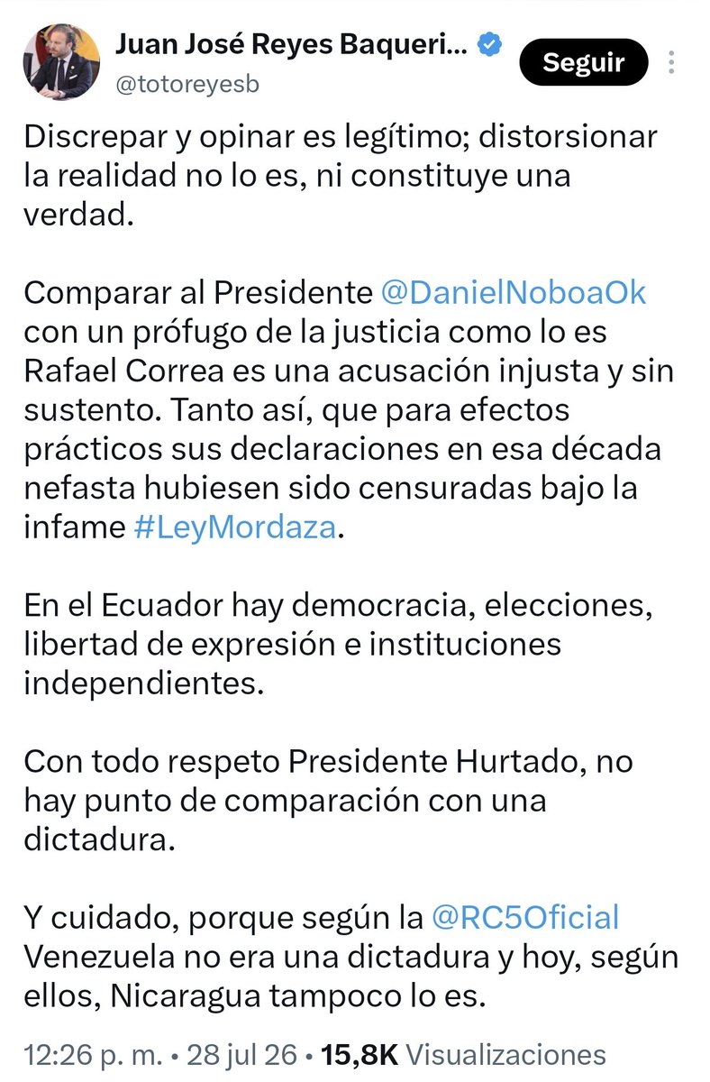 ElenaDeQuito's tweet photo. Cuando el poder se siente interpelado y desnudo en sus intenciones reacciona en coro ⬇️ https://t.co/gmUg96WwAC