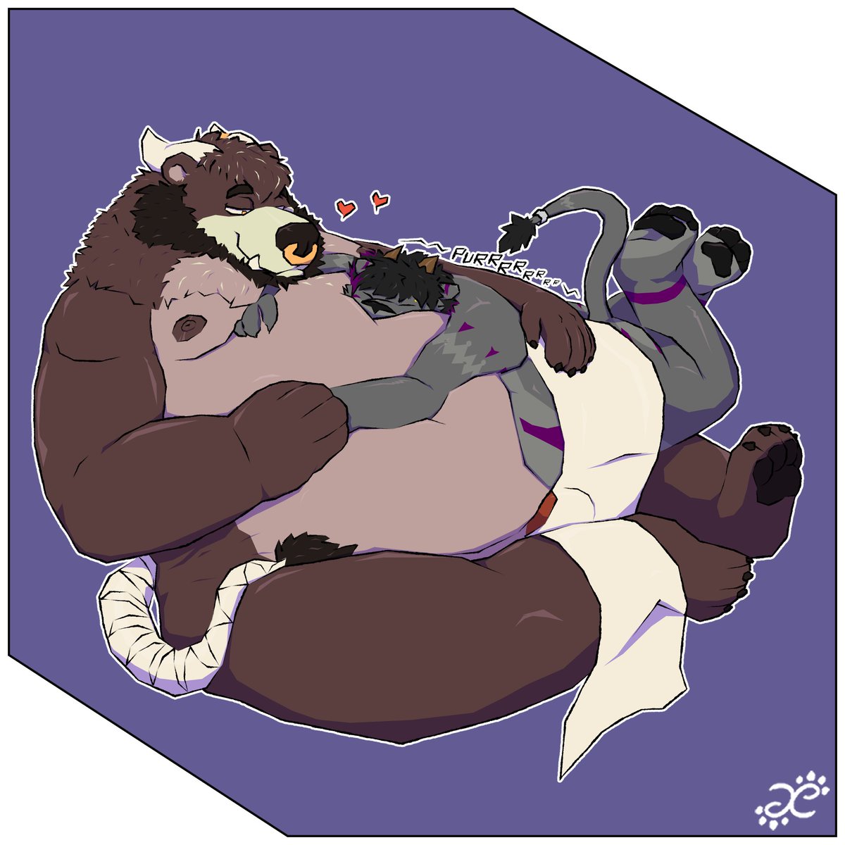 Kaeros_Walker's tweet photo. For Hignos and Kinguir

#fatfur #furry https://t.co/n13G46L7nE
