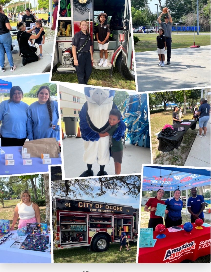 SpringLake_OCPS's tweet photo. 🎉 Our Back to School Bash was incredible!💙🐦

Our campus was filled with smiles, excitement, and so much Blue Jay pride as we welcomed new and returning families to kick off an amazing school year. Thank you to our incredible staff, community partners, volunteers, and families for helping make the evening such a success.

The countdown is on… we can’t wait to welcome our Blue Jays back and begin building an unforgettable year together! 🏗️📚💙
@OCPSnews @WarkentienGM 
#WeBuildItTogether #BackToSchool