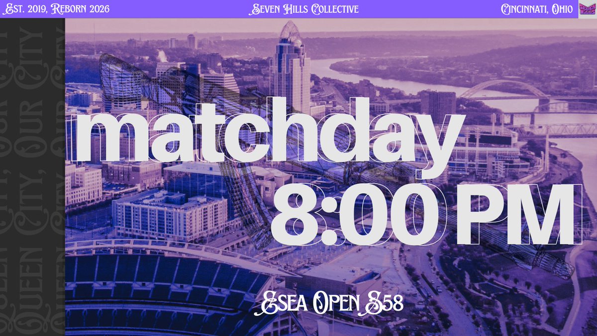 SevenHillsGG's tweet photo. ESEA Week 3 kicks off with an 8PM bangout, LIVE at https://t.co/0yCw8QvsSq ! https://t.co/e3OCNHv4nZ