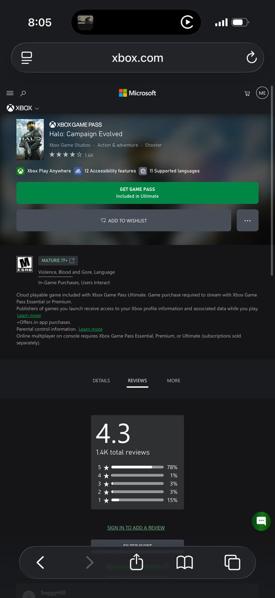 shinku_hs's tweet photo. @leandro_chad @SmashJT @XBOX @Halo So we’re lying ok https://t.co/RI7pYBnXkD
