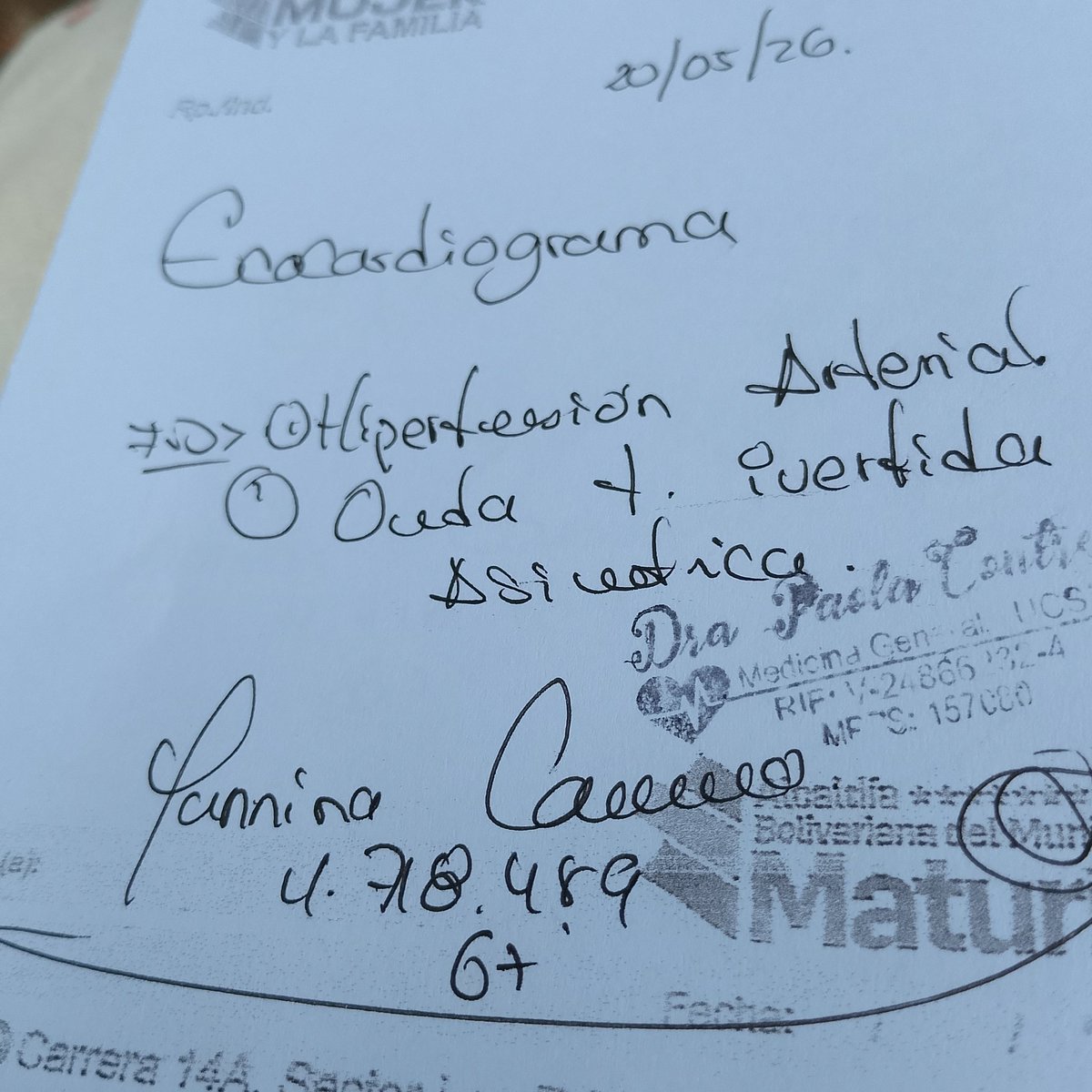 yanninacamino1's tweet photo. Sigo necesitando hacerme éste estudio tiene un costo de 100$.no he podido por no contar con los recursos. Si alguien puede ayudarme por favor estaría muy agradecida.Dando las gracias de antemano! Pueden colaborar aquí..
0102-04147802681-4718489
Paypal ycamino.471@gmail.com https://t.co/eIX0kdAtpb