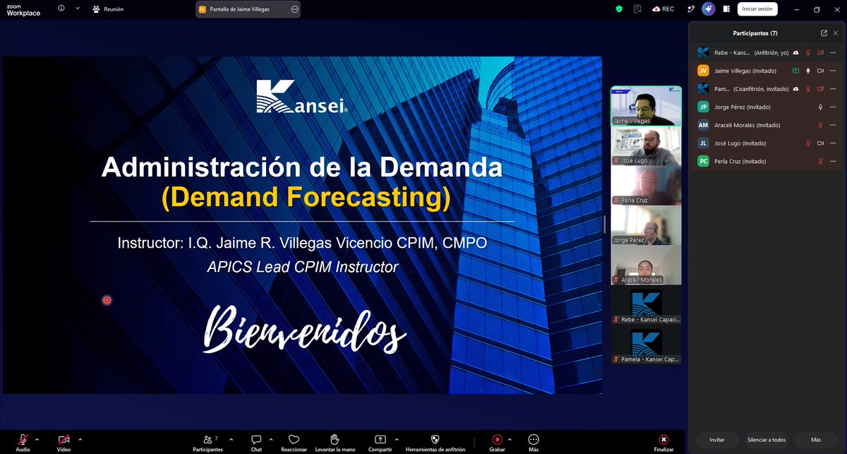 kanseisc's tweet photo. 📊 Gracias a todos los participantes de nuestro curso abierto "Administración de la Demanda", impartido del 20 al 23 de julio. Seguimos impulsando el desarrollo profesional con capacitación práctica y especializada. 🚀

#KanseiCapacitación #AdministraciónDeLaDemanda #SupplyChain https://t.co/45Qqrn5t4a