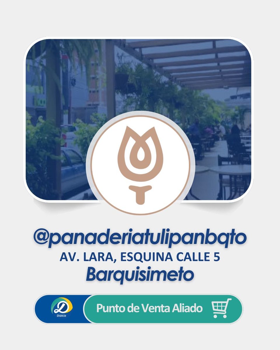 grupodialca's tweet photo. En Barquisimeto, puedes encontrar nuestros productos en:
@panaderiatulipanbqto
👉 ubícalos en la Av. Lara, esquina calle 5
¿Qué esperas? ¡Visítalos! encontrarás calidad y excelente atención.
#GrupoDialca #Distribuidora #PuntoDeVentaDialca
FelizMartes https://t.co/7xnJjFx4zi