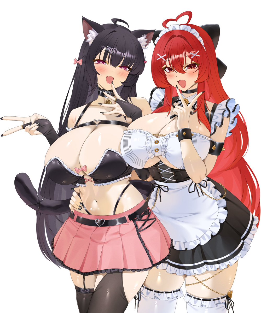 SLUMPNEKONYA's tweet photo. Me and @YurikoCorvera being sassy brats and talking about what our next move will be 💓 such cute art to wake up too! much love Yuri!

🎨: @Altermoe3 https://t.co/GaWkwtECNw