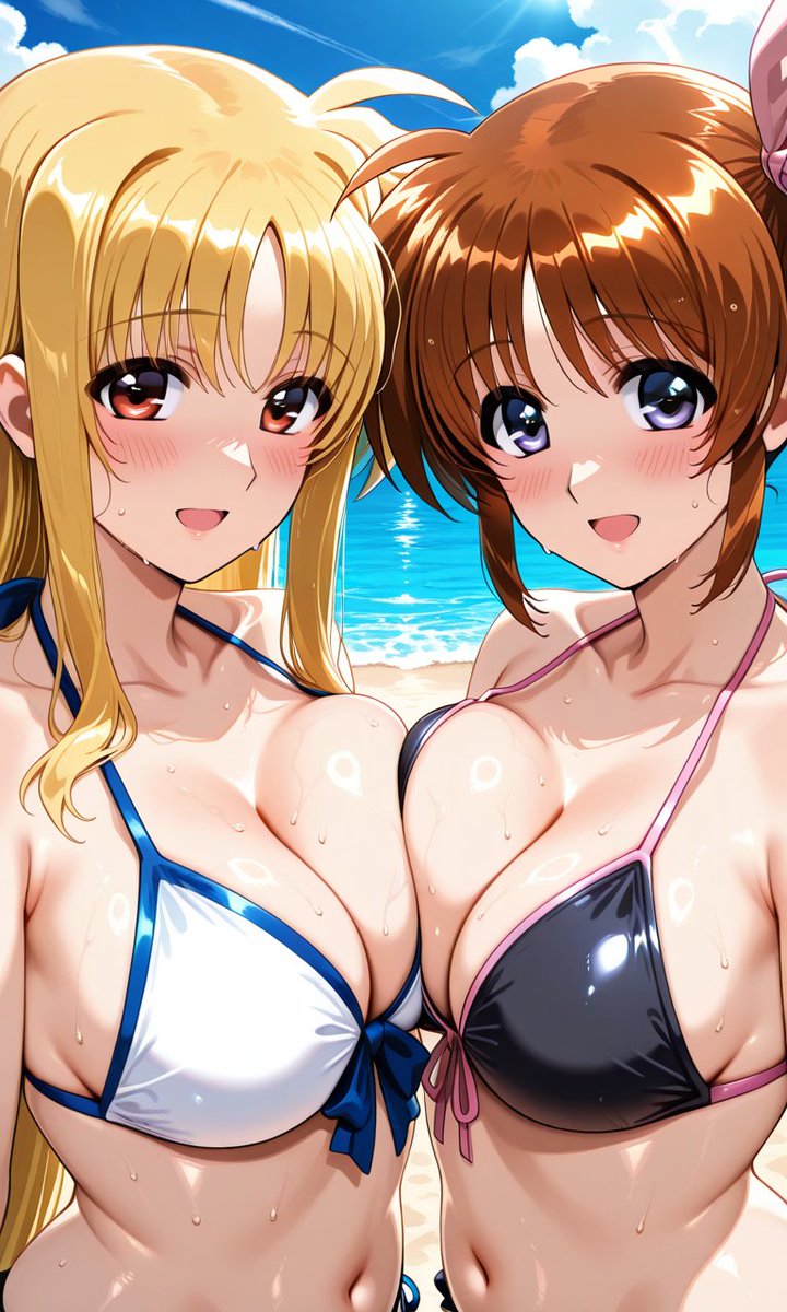YOUWATANABE39's tweet photo. 海に遊びに来たなのフェイ
SFW. No nudity, no suggestive intent
#高町なのは
#フェイト・T・ハラオウン https://t.co/TE1PZyq9E9