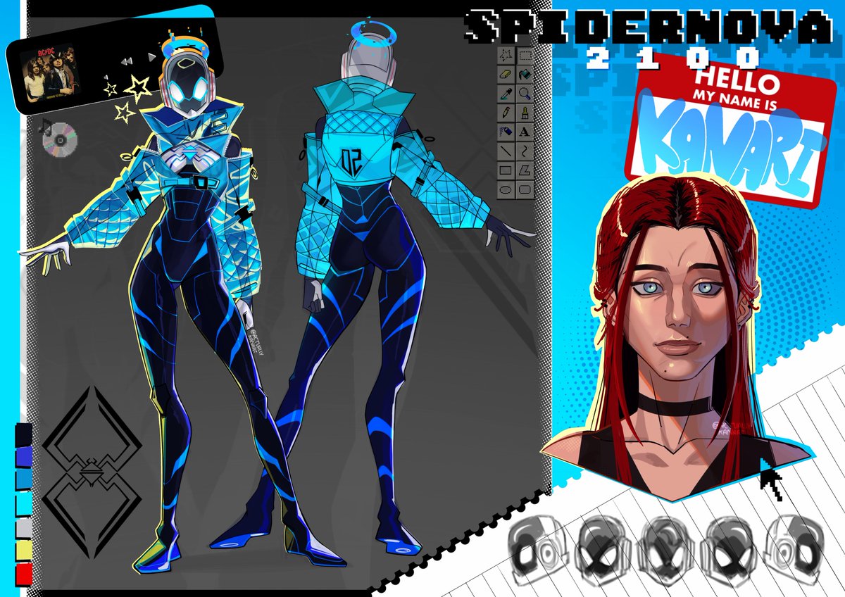 actuallyKanari's tweet photo. @yuzoryo_baobun Spidergirl OC :P https://t.co/0eo288eRkT