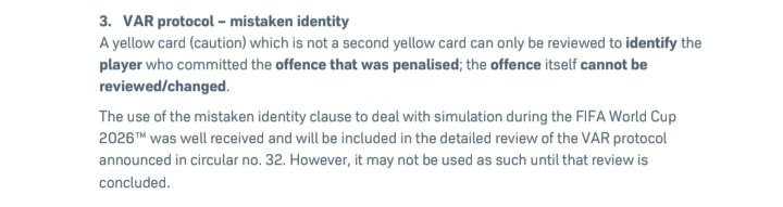 renzum1's tweet photo. IFAB bilang mau masukin soal mistaken identity krn diving ke circular no.32 soal VAR karena liat kejadian di Piala Dunia.

Nah sama media dan mas Ainur ini diplintir jadi

"IFAB ngaku salah..."

Nah tebak brp banyak org kecele krn plintiran ini.

Jurnalis olahraga btw... https://t.co/G7Ixb2p05I