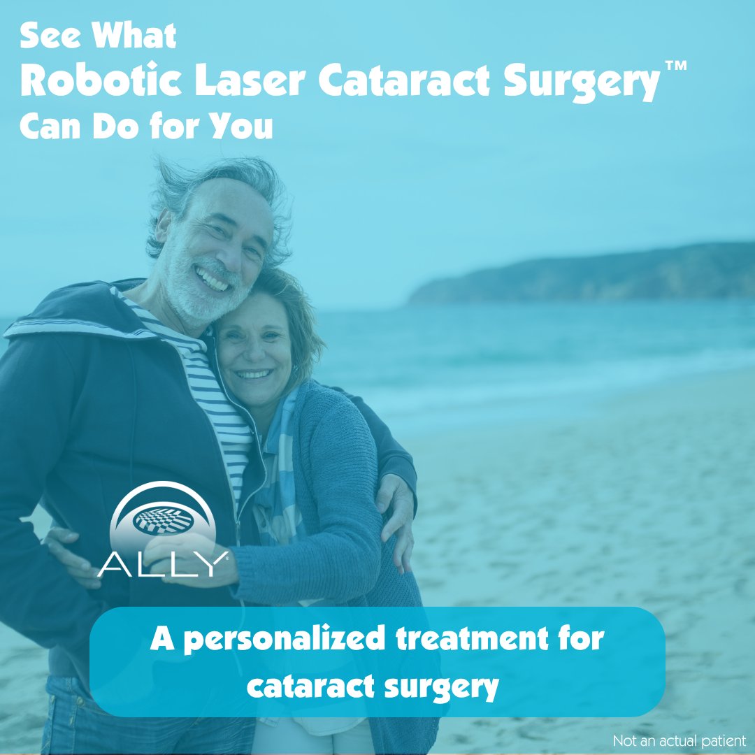 robotic_lcs's tweet photo. Personalized Robotic Laser Cataract Surgery™ combines advanced technology and precision to support clearer vision every step of the way. Find a doctor offering ALLY Robotic Laser Cataract Surgery® in your area! https://t.co/tggajdQv1n

#RoboticLaserCataractSurgery #Vision https://t.co/AetYaThhiz