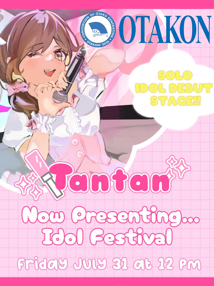 Tantan_MooTuber's tweet photo. TANTAN IDOL DEBUT @ OTAKON (yes, this is real??)
🗓️Friday July 31
🕛12:00 PM
📌Otakon, Featured Events area

💸Selling cheki and merch during the Meet&amp;Greet session at 2 - 3 PM
 (Digital payments via QR codes and links provided only)

I'm so scared im getting dry mouth alrdy LOL https://t.co/ZFb1gUspXv