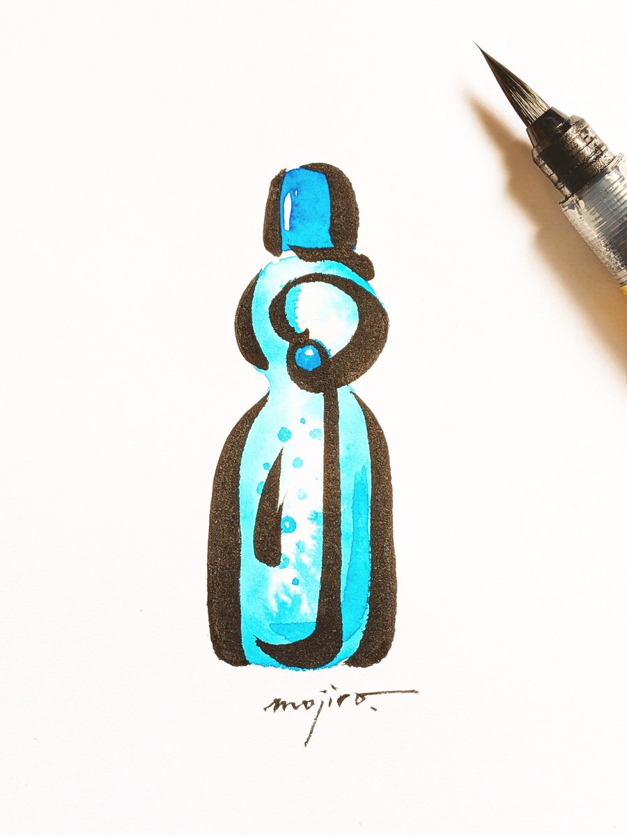 982ra1's tweet photo. 「涼」の文字で
ラムネを描きました
#ラムネ #納涼 https://t.co/PpQqGXNYYp