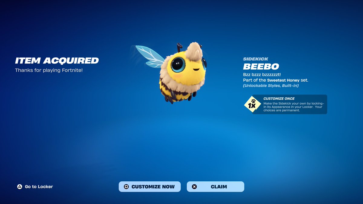 FortniteFNLK's tweet photo. Fortnite Beebo Sidekick Giveaway 🎁

To Enter: 
❤️♻️ LIKE &amp; RETWEET
📲 FOLLOW @FortniteFNLK @braniyt 
🛑 SUBSCRIBE https://t.co/0sQIWluR6V
🎙️JOIN DISCORD https://t.co/WdRCsdUAQq
✅ COMMENT “DONE” https://t.co/8TVQgnRcut