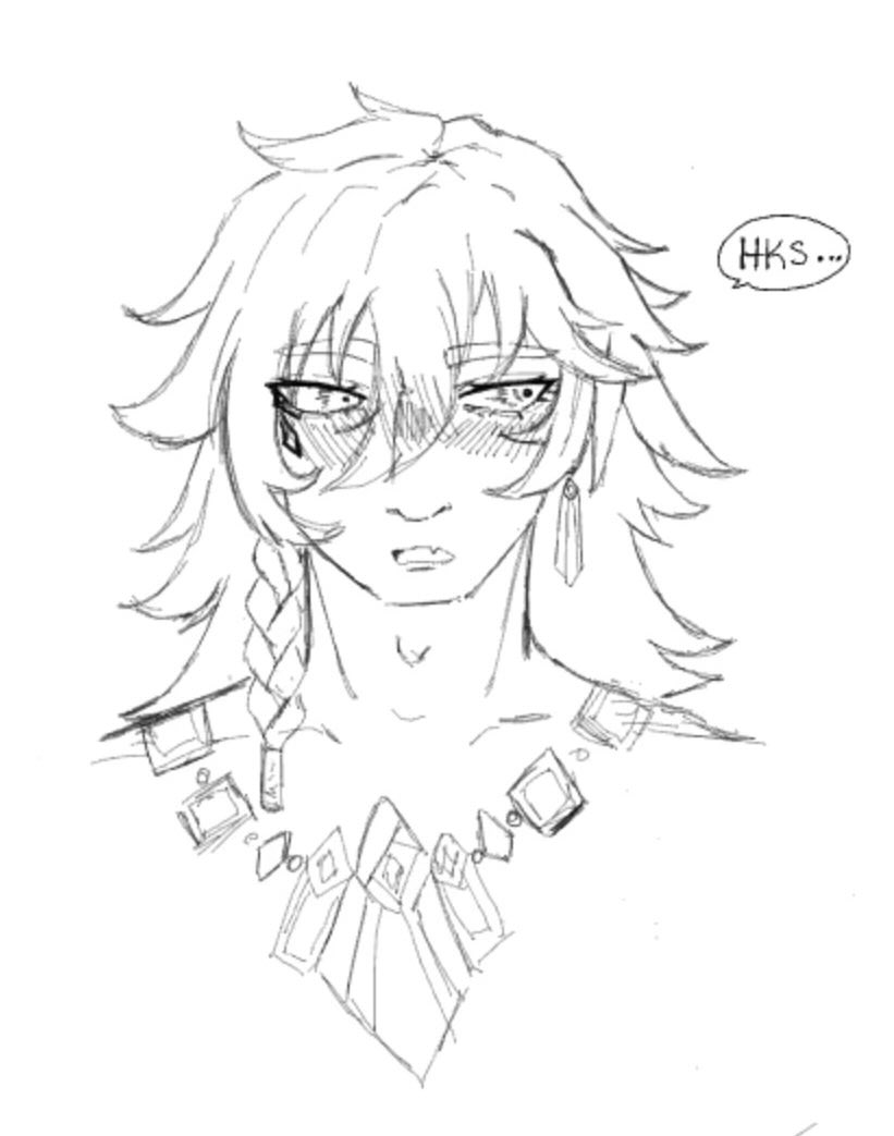 kylenez_'s tweet photo. I’ve never sketched a prettier Mydei before, every time I try he looks so botched. Omg— https://t.co/hd5ncVtzoP