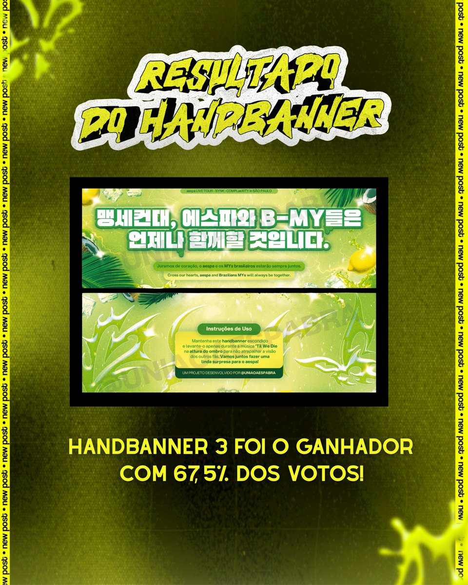 União aespa no Brasil tweet media