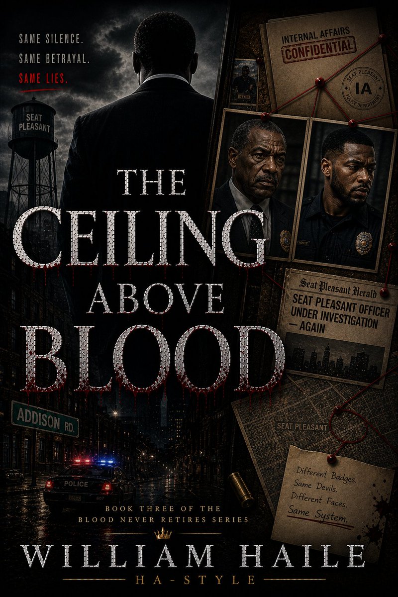 HaStyleCEO's tweet photo. Just An Update.

1. The 3rd Installment Of The "Blood Never Retires" Series, "The Ceiling Above Blood" Is Available On Amazon (Kindle, Paperback &amp; Hardcover); https://t.co/T5B4CfjfMa

2. The "Hatham City" Album By Ha-Style Will Release On Streaming Platforms On Friday, 9/4/26. https://t.co/t0OVXxB4es