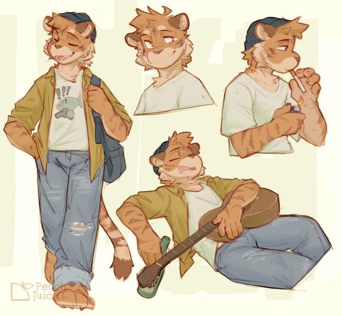 PeachJuice_Art's tweet photo. Tiger boy 🐯 https://t.co/OCNwVjMJlb