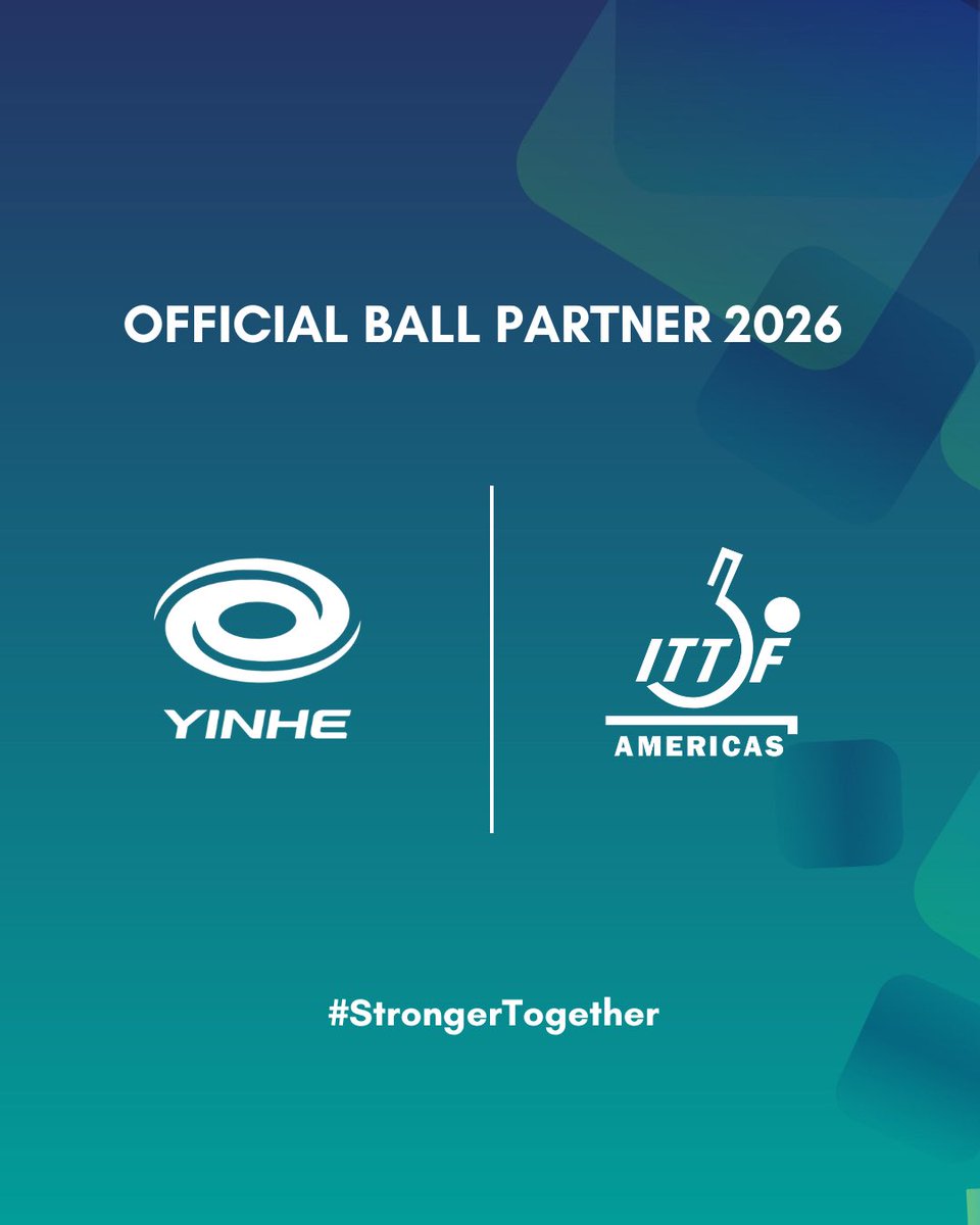 ITTFAmericas's tweet photo. ITTF Américas se enorgullece de dar la bienvenida a la Yinhe H40+ *** como la Pelota Oficial de los eventos panamericanos 2026, reafirmando nuestro compromiso de ofrecer los más altos estándares de juego en todo el continente 🌟

📲 Lee más en https://t.co/c4FVAXhzwC https://t.co/WYxUiHF3zG