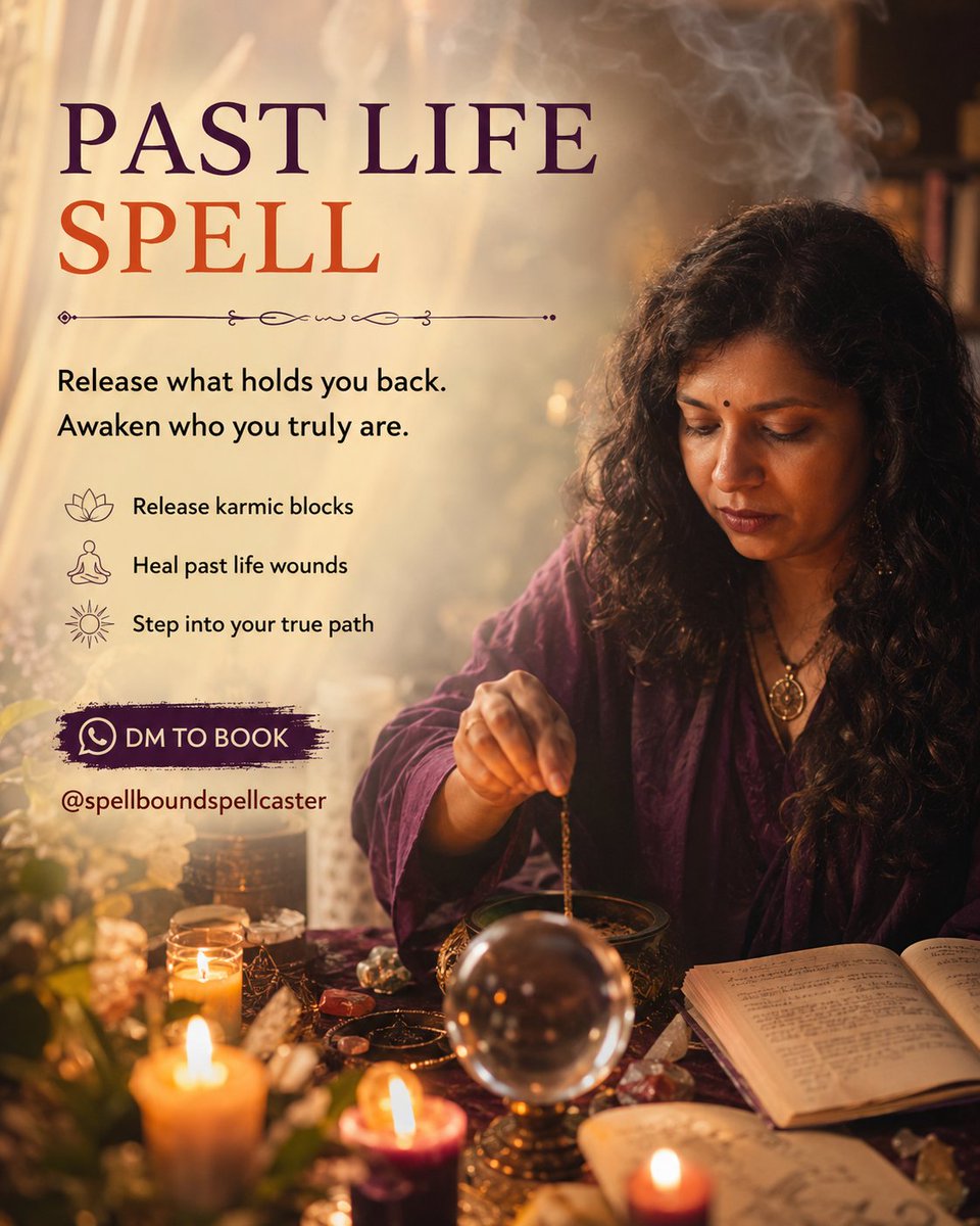 belindarituals's tweet photo. Ever feel a story beneath your emotions? ✨ A past life spell may support reflection, grounding, and a clearer connection to your present path.
https://t.co/RUnNUU7QHl
#lovespells #witchcraft https://t.co/bfdikH8QLo