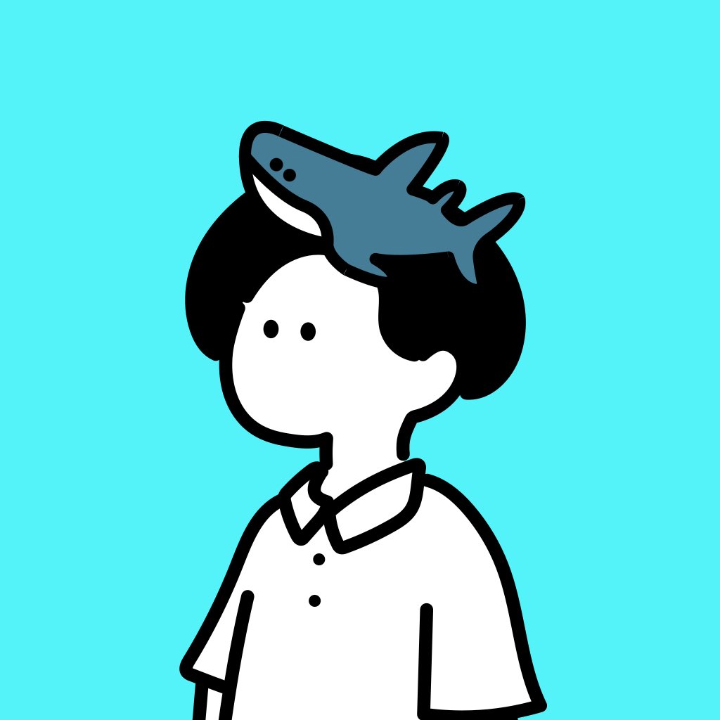 gamu_prog's tweet photo. さめかわいい、、 https://t.co/6H5Wn5VQDk
