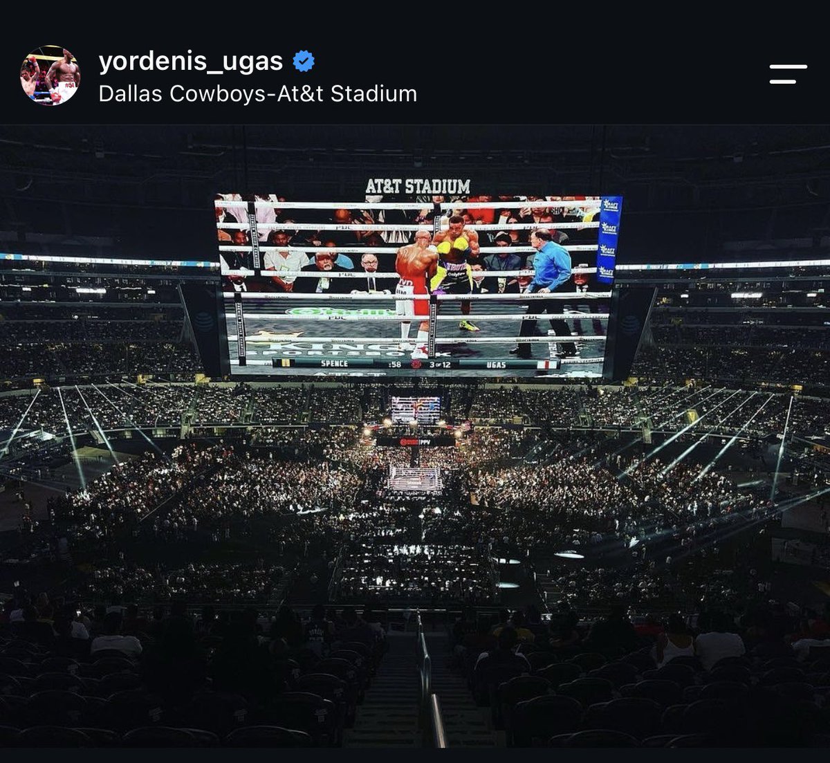 YordenisUgas's tweet photo. #SpenceUgas Boxing gave me rivals. But it also gave me respect.

Errol Spence Jr. has been one of the greatest champions of our generation. We shared the ring in front of more than 43,000 people, fighting for three world titles, and experienced a night that will always be part of boxing history.

Thank you for the war, Champ. I wish you good health, peace, and nothing but the best for you and your family in this next chapter of your life. 
Much respect, always. 👊🏾🥊 @ErrolSpenceJr