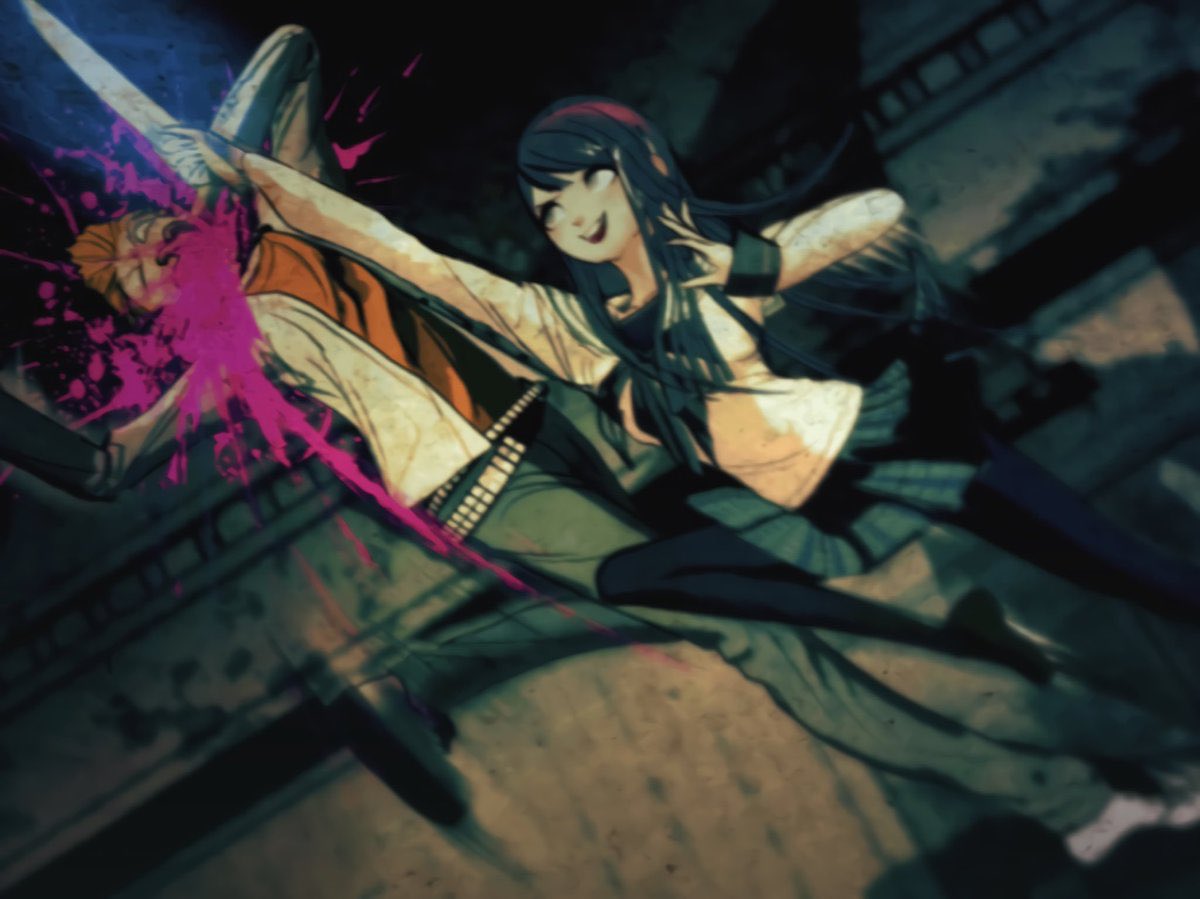 AtChiaPet's tweet photo. I really love how expressive leon and sayaka are in every image from danganronpa distrust https://t.co/cViUi4W6TV