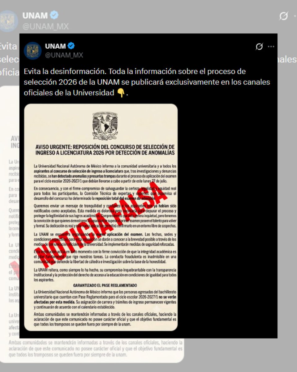 RevistaZocalo's tweet photo. Presentamos una recopilación de las noticias falsas más virales de este inicio de semana. No olvides seguir a Zócalo para mantenerte informado 

#fakenews #verificado #viral #infodemia #desmentido #sabueso https://t.co/oea9XVeOJW