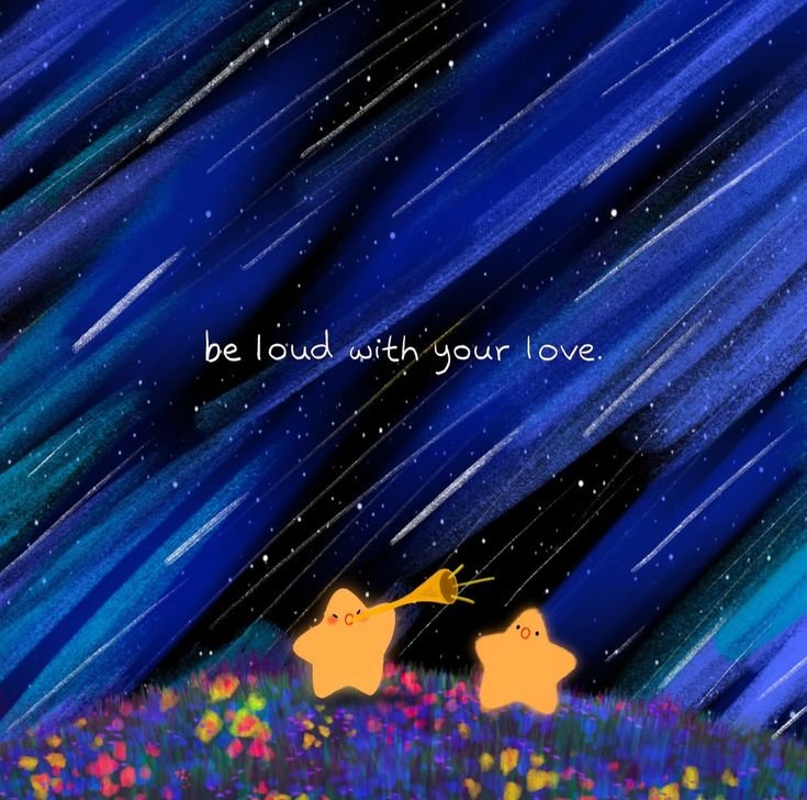 Nightbloomc's tweet photo. be loud with your love. https://t.co/iz79kCILKM