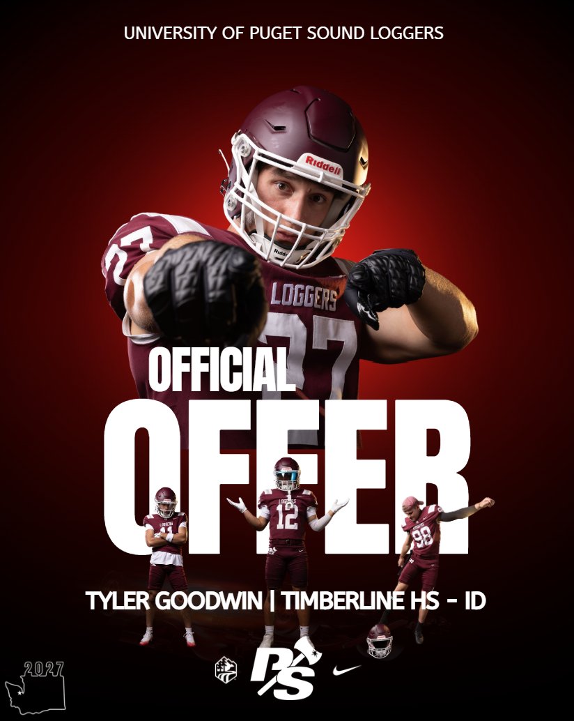 Tyler208Goodwin's tweet photo. Excited and grateful to announce that I have received my fifth offer to play for @P_S_football. Thank you @CoachMaday and the rest of the staff for the opportunity!
@Tline_Fball @IdahoRecruitHub @jeffthomas4 @CoachCarskie https://t.co/qBZrBZ5H7I