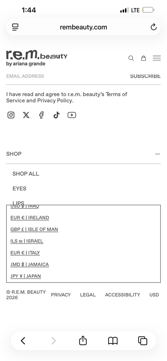 _thebadliar's tweet photo. So REM Beauty and Fenty Beauty DO ship and SELL on Israel.

While Rare Beauty does not. https://t.co/KuBGyB8Fvk