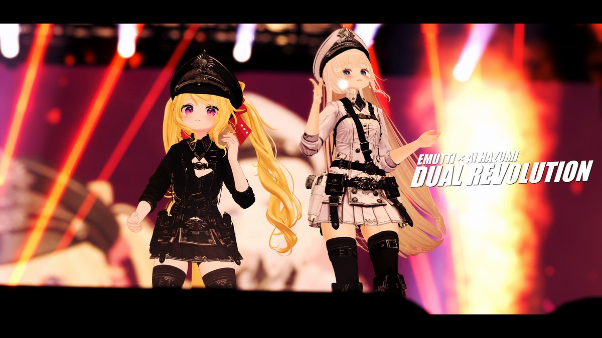 hazumi_ai's tweet photo. 2026.7.22 えむっち×羽澄愛 LIVE『DUAL REVOLUTION』
ライブアーカイブ動画公開しました🔥
熱いコラボ是非ご覧くださいませ♪
https://t.co/520xYSU7Zn
#VRChat #えむっち #羽澄愛 https://t.co/RFpVZcSoHR