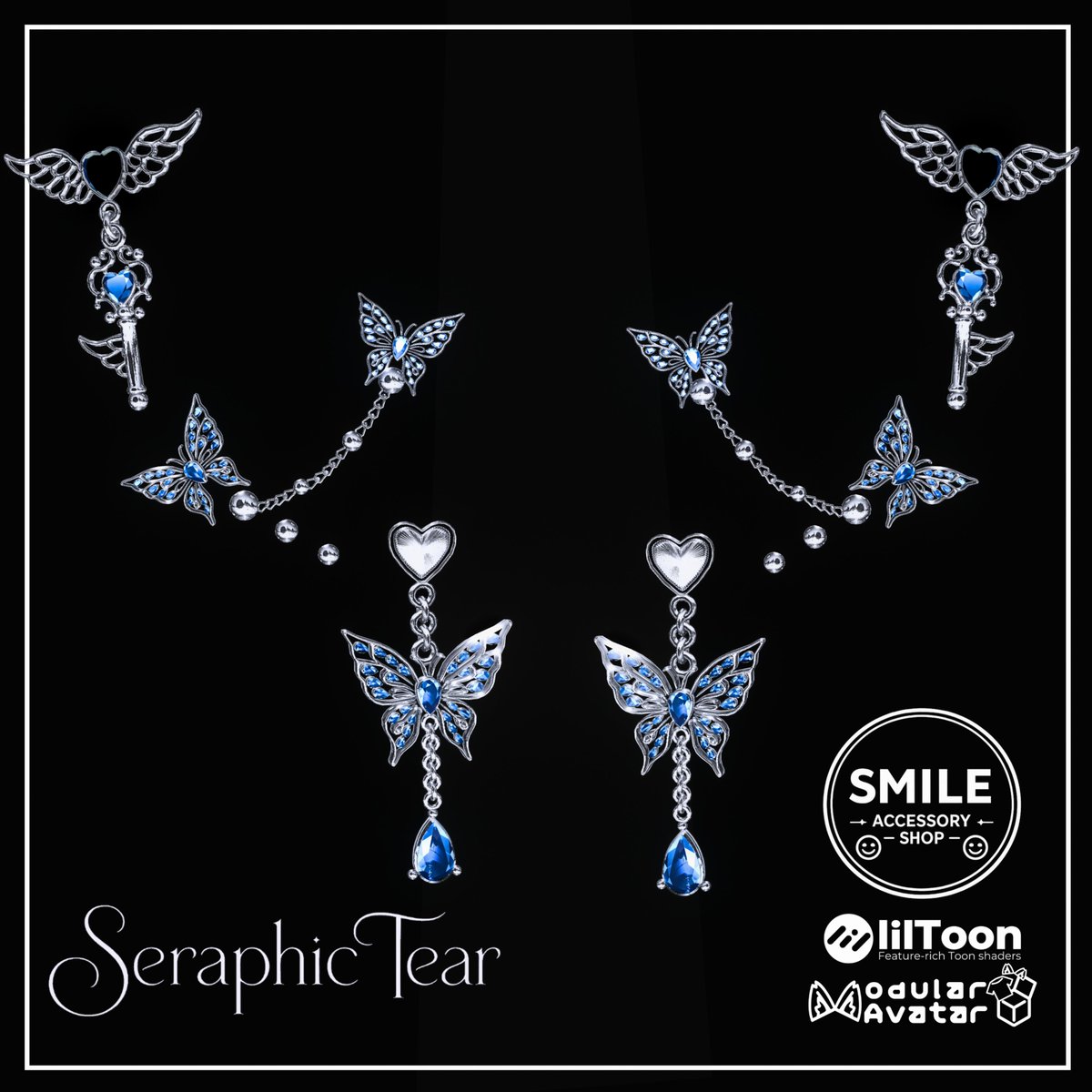 UNi__VRchat's tweet photo. ✧•─プレゼント企画─ •✧
ピアス『Seraphic Tear』 𖤐.ᐟ
三名様にギフトします🎁

▽参加方法
1⃣RP＆いいね
2⃣(@UNi__VRchat )をフォロー

セール実施中　800円→400円💖
🔗BOOTHのスキ100毎に当選者1名増加🆙
https://t.co/dHO40LZ60d

締め切:7/13(月)23:59まで
#うにスマイル #VRChat️ https://t.co/wktycAvnpq
