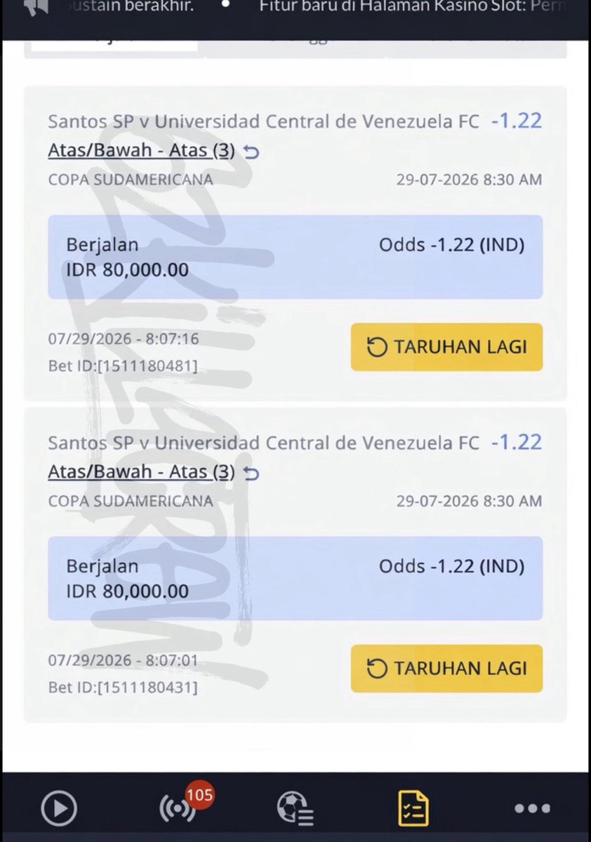 62killacrew's tweet photo. Sudamericana

Santos vs UCDV over 3 ft 

Temen ngopi https://t.co/PmpJyIAAfg