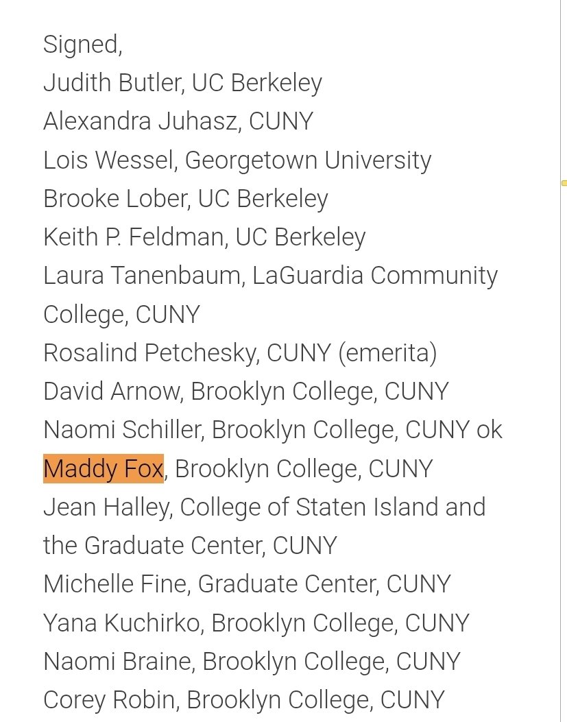 chalavyishmael's tweet photo. Zohran Mamdani just appointed Madeline Fox to the panel overseeing New York City’s public schools.

In 2025, Fox signed a letter denying there was a “rampant crisis of antisemitism” on college campuses and accusing Congress of weaponizing Jew hatred to launch a “far right authoritarian attack” on higher education.

Her academic work is exactly what you would expect.

One of her latest papers opens by declaring that we are living under “fascist tyranny” and describes academia as a space for “community liberation,” “freedom dreams,” and “radical resistance.”

Other publications include “Music of the Oppressed,” “Contesting Privilege,” and “Awakening Injustice.”

Mamdani keeps appointing people who treat Jew-hatred as a political inconvenience invented by Jews and Republicans.

Then, when Jews are attacked, his office issues another solemn statement pretending nobody could have seen it coming.

She will now help govern the education of nearly one million New York City children.

Are New York parents okay with this?