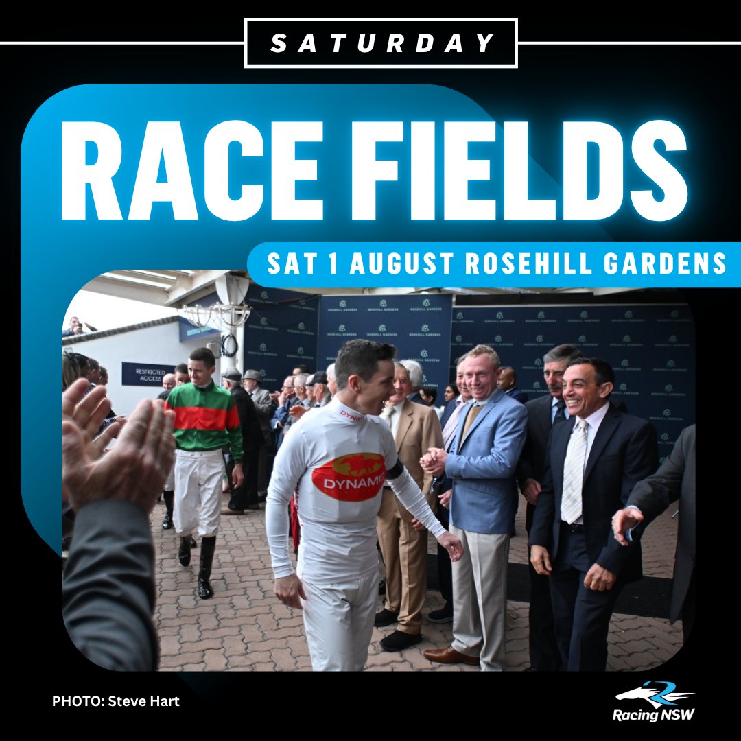 racing_nsw's tweet photo. We start the new season at Rosehill on Saturday by honouring our jockeys with the annual reunion and Jockey Celebration Day. 🥳 The first of TEN races will be at 11.25am. 

FIELDS: https://t.co/mxbitqBKl2 https://t.co/hiteQFYz8W