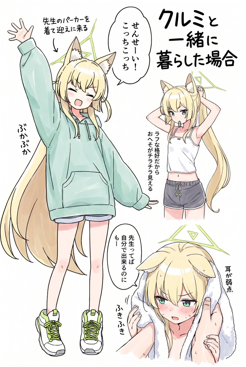 Ponconyan's tweet photo. クルミちゃんの場合 https://t.co/AH1VWD3o6X