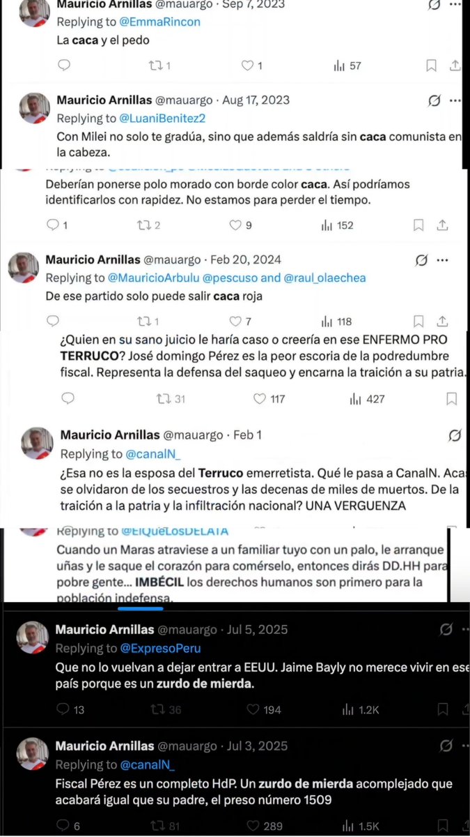 diegolazoh's tweet photo. El ministro Mauricio Arnillas borró su cuenta de X @mauargo pero aquí se salvaron algunos de sus mejores tuits. Quién diría que ser fujitroll lo llevaría tan lejos: https://t.co/5kpVZoNJsi