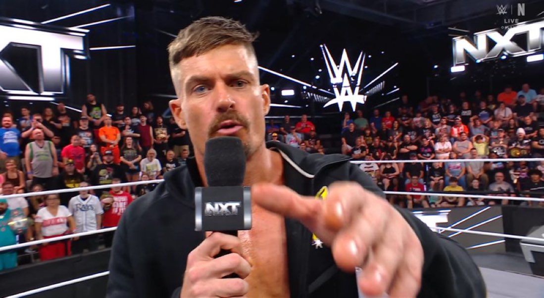 WrestleOps's tweet photo. Grayson Waller goes off on Austin Theory:

"I spent a year carrying around 240 pounds of idiot, making him relevant again, so much so that people actually chanted his name. Never before, never since. But I don’t care how many bells and whistles they give him, at the end of the day that Marty Jannetty is still allergic to the microphone.”