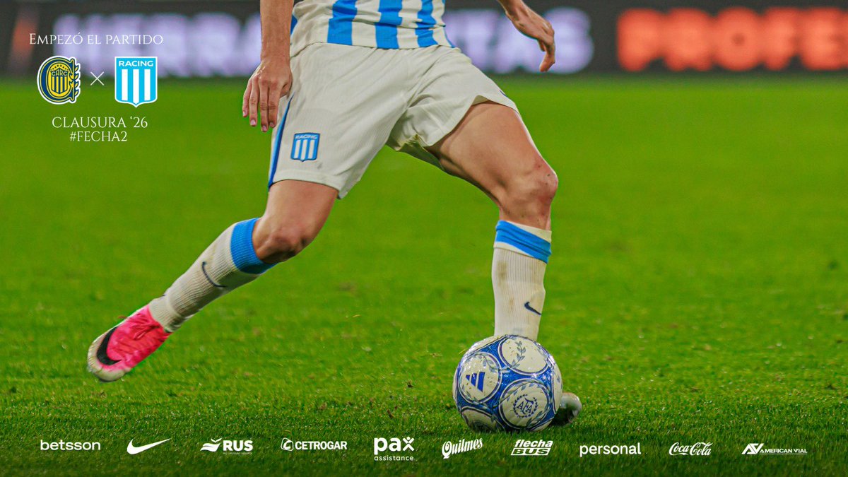 RacingClub's tweet photo. 🔛 ¡YA JUEGA RACING ANTE CENTRAL! https://t.co/UIINd2Qoj8