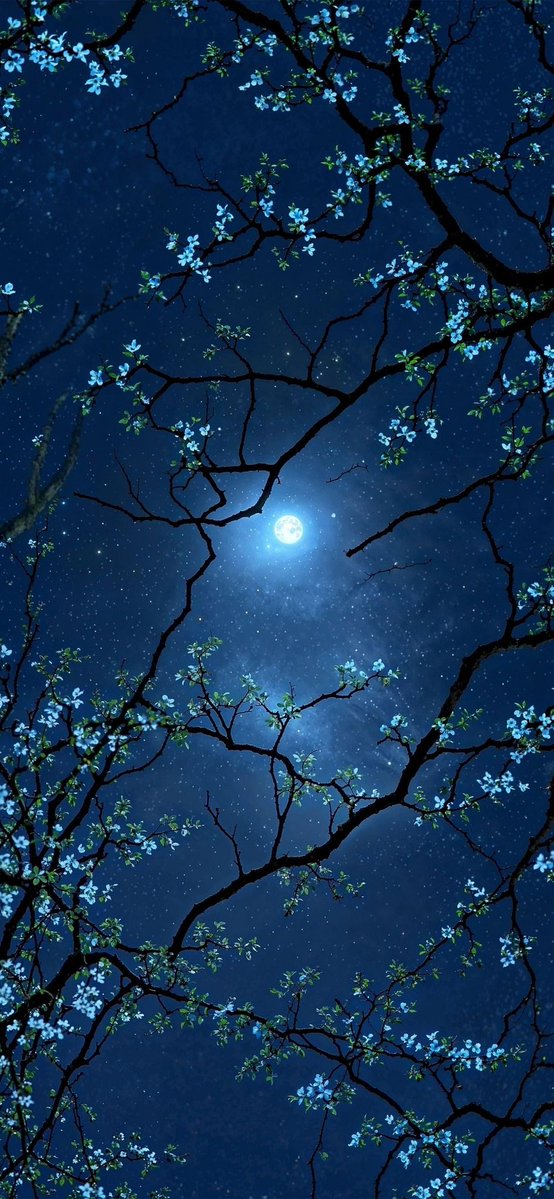 seraphicxc's tweet photo. Blue moon night https://t.co/1bjcjIm3og